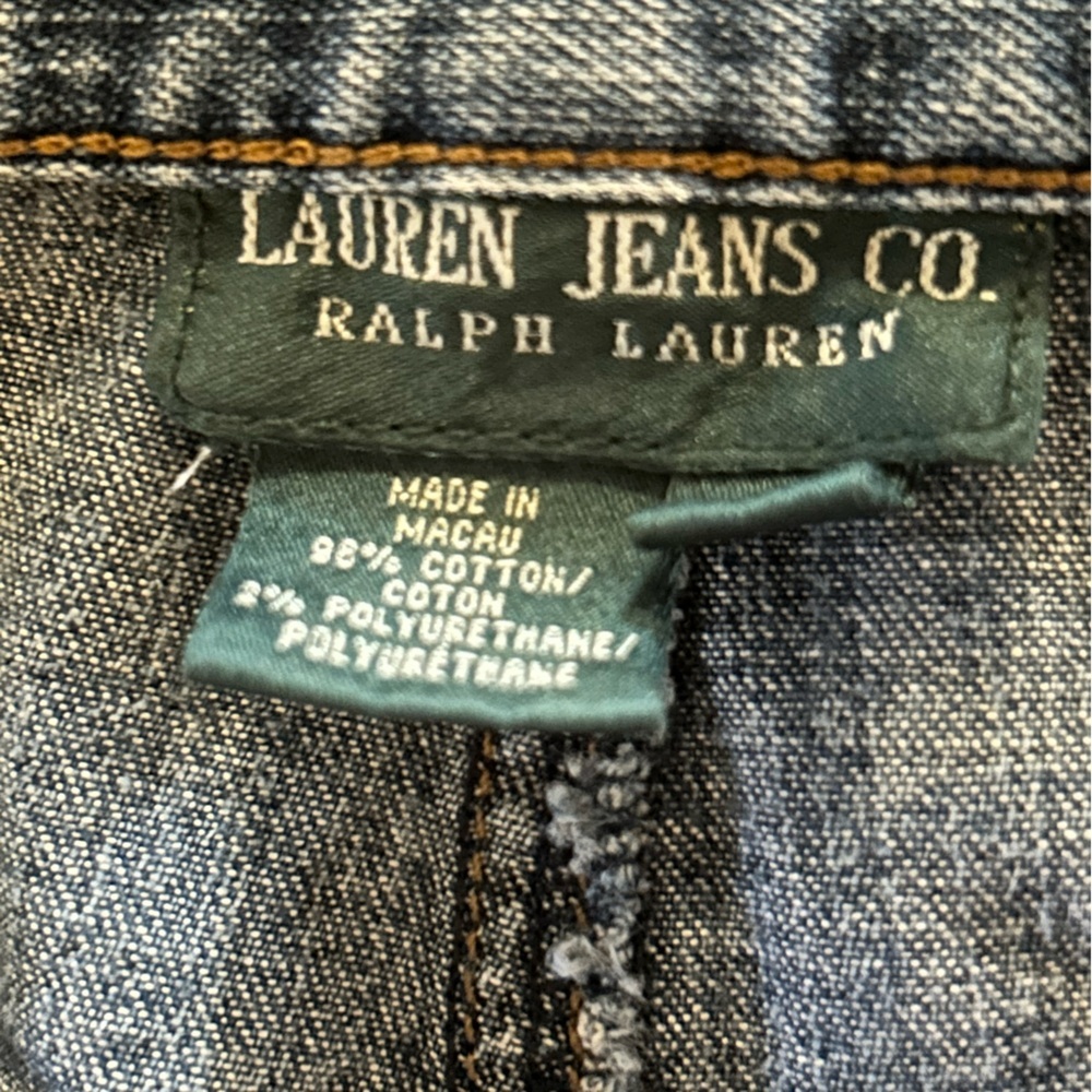 Lauren Jeans Co. Ralph Lauren Denim Wide Leg Jeans Women's Size 10 - Picture 7 of 14
